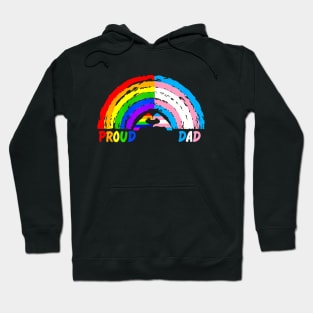 Mens Proud Dad LGBT And Transgender LGBTQ Gay Hoodie